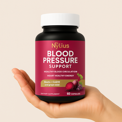 Nylius Beet Capsules for Blood Pressure Support, 1180mg